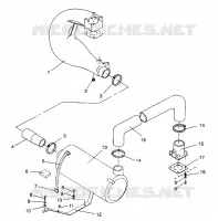 IMPIANTO DI SCARICO SL 650 / B934058 (4924732473014A)