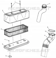 CONDOTTO DELL'ARIA SLT 780 B964588 and  Intl. SLT 780 I964588 (4935683568B007)