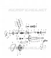 SCATOLA DEGLI INGRANAGGI (INTERNAL COMPONENTS)