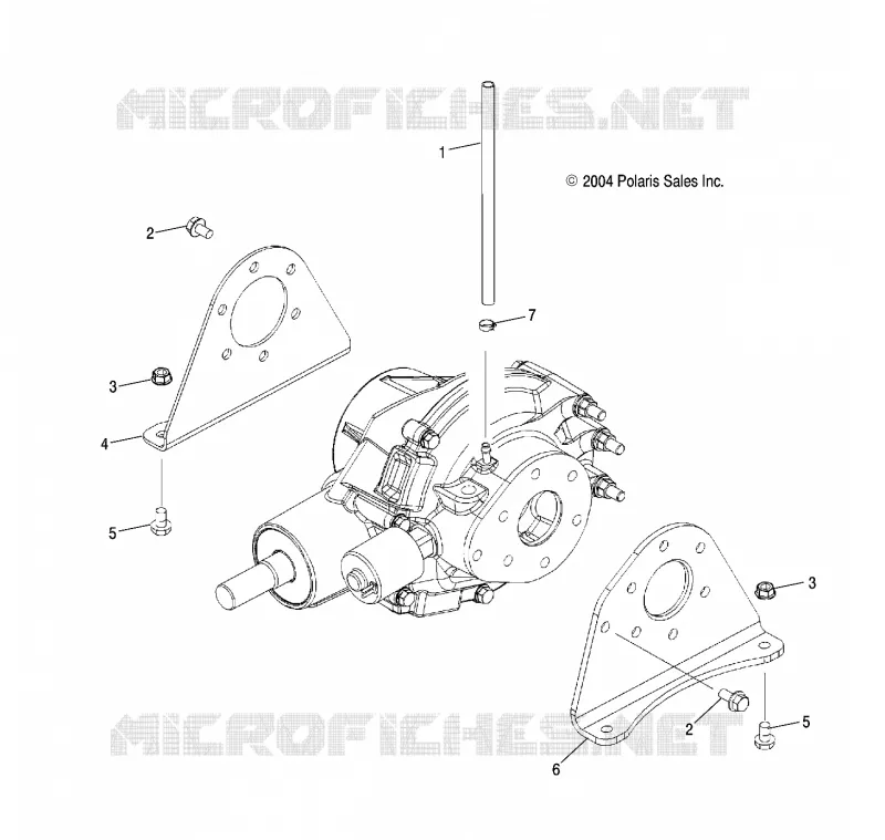 REAR SCATOLA INGRANAGGI MONTAGGIO (2X4)(4X4)