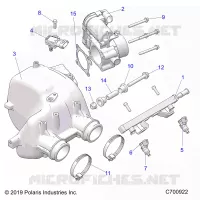 ENGINE, PRESA D'ARIA MANIFOLD