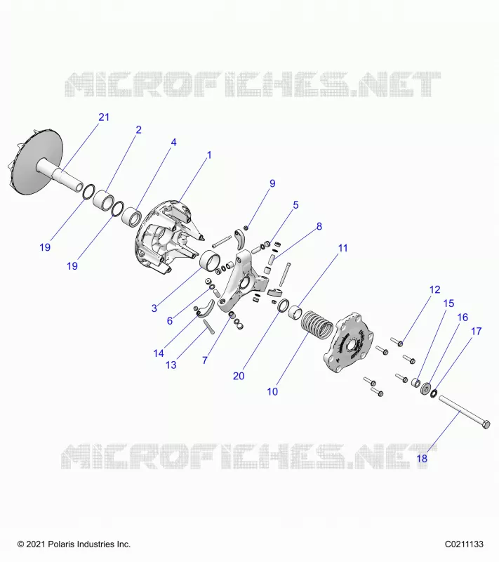 TRASMISSIONE, PRIMARY CLUTCH