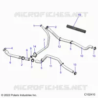ENGINE, SISTEMA DI RAFFREDDAMENTO, HOSES