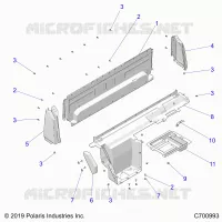 CARROZZERIA POSTERIORE CLOSEOFF, AND FENDERS
