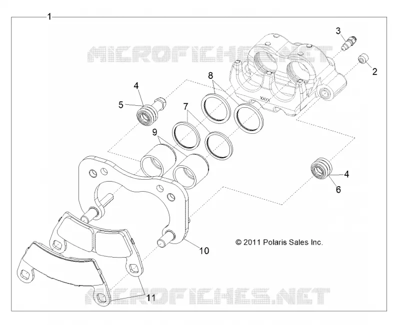 FRENO POSTERIORE CALIPER