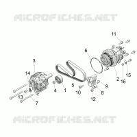 ENGINE, ALTERNATORE AND COMPRESSOR
