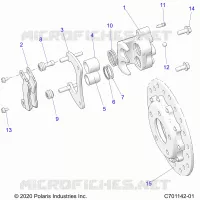 BRAKES, PINZA FRENO POSTERIORE