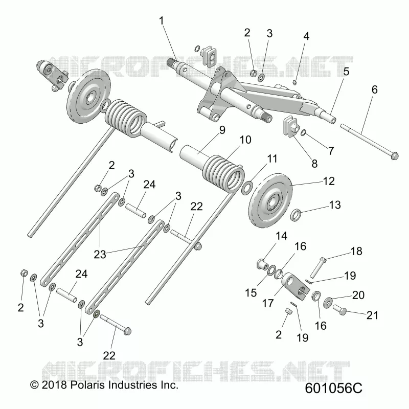 SUSPENSION, POSTERIORE COPPIA ARM