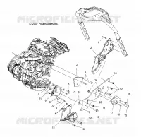 MOTORE, MOUNTING, LH