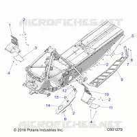 CHASSIS, PROTEZIONE FRIZIONE/FOOTRESTS/RUNNING BOARDS