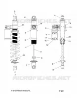SUSPENSION, AMMORTIZZATORE POSTERIORE TRACK