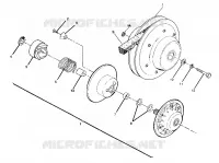 FRIZIONE DRIVEN ASSEMBLY 350 2X4 / W927539 (4922882288024A)