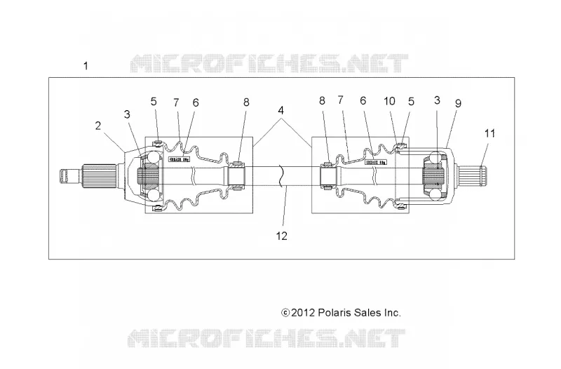 TRASMISSIONE, FRONT HALF SHAFT