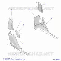 BANDELLE LATERALI CARROZZERIA