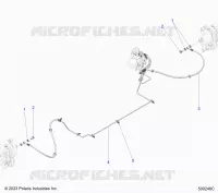 FRENO ANTERIORE BRAKE LINE
