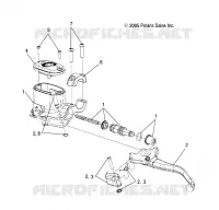 FRENO ANTERIORE BRAKE LEVER AND CILINDRO PRINCIPALE