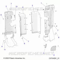 CARROZZERIA POSTERIORE CLOSEOFF, SIDE PANELS