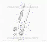 SUSPENSION, ANTERIORE MONTANTE