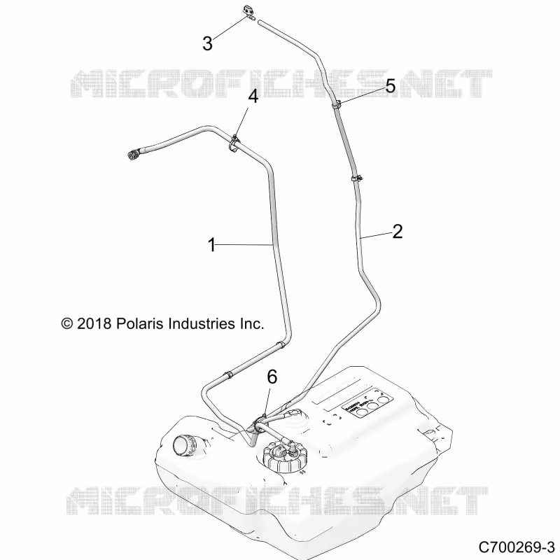BODY, CARBURANTE LINES, STD.