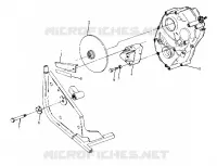 RIGHT GEARCASE   FRENO DI MONTAGGIO (4916341634029A)