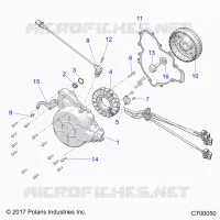 ENGINE, STATOR AND FLYRUOTA