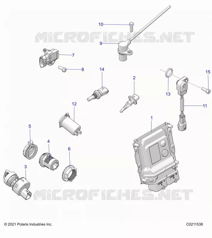 ELETTRICO, SWITCHES, SENSORS, ECU AND CONTROL MODULES