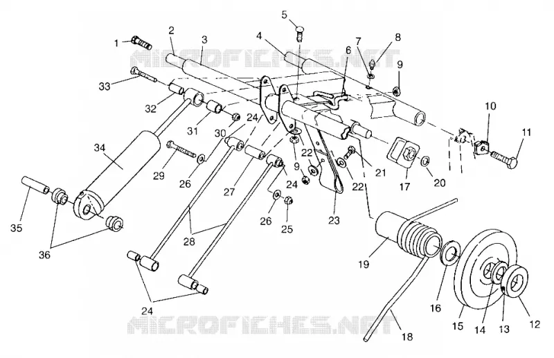POSTERIORE COPPIA ARM Storm 0965782, Storm SKS 0965582, Euro Storm E965782, Euro (4931593159C004)