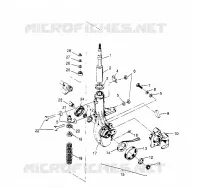 ANTERIORE MONTANTE MONTAGGIO Sportsman 4x4 W958040 (4930403040B006)