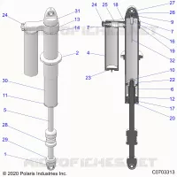SOSPENSIONE POSTERIORE SHOCK INTERNALS