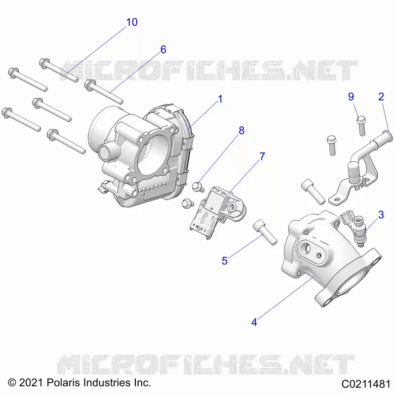 ENGINE, CORPO FARFALLATO AND FUEL RAIL