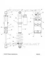 AMMORTIZZATORE POSTERIORE TRACK (7044566)