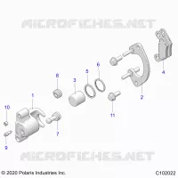 FRENO ANTERIORE CALIPER
