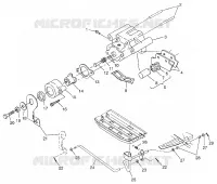 FRENO POSTERIORE Magnum 4X4 W97AC42A, Swedish Magnum 4X4 S97AC42E and Norwegian M (4940834083C005)