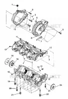 CARTER ASSEMBLY SL 650 B944058 (4926992699021A)