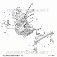 MOTORE, MOUNTING &amp; LONG BLOCK