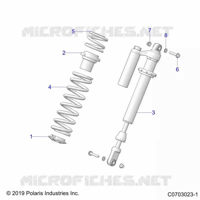 SUSPENSION, SHOCK ANTERIORE MOUNTING, STANDARD/PREMIUM