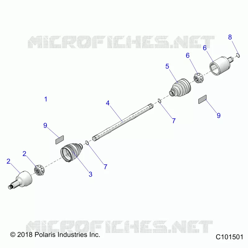 TRASMISSIONE, DRIVE SHAFT, FRONT