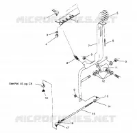 MONTAGGIO collegamento di turno Trail Blazer W957221 (4930363036C001)