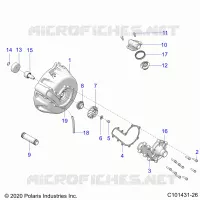 ENGINE, SISTEMA DI RAFFREDDAMENTO AND WATER PUMP