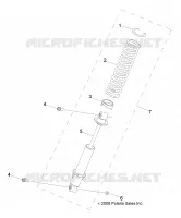 SUSPENSION, AMMORTIZZATORE POSTERIORE