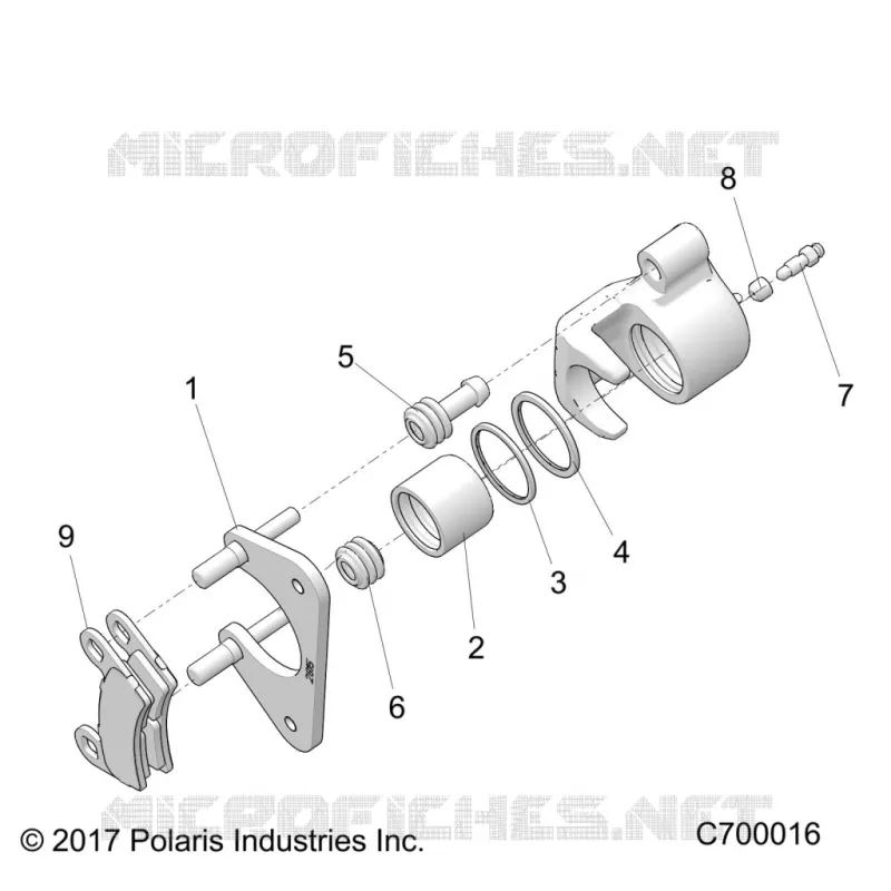 BRAKES, PINZA POSTERIORE