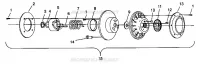 FRIZIONE DRIVEN ASSEMBLY 440 0942760 and 440 SKS 0942560 (4925072507026A)