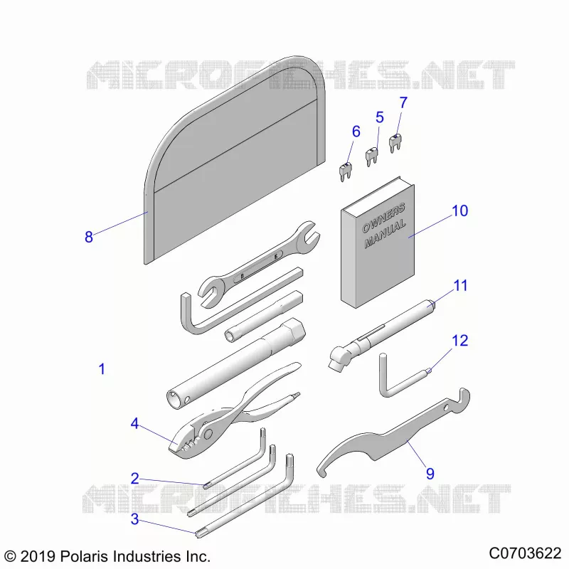 REFERENCE, MANUALE DEL PROPRIETARIO AND TOOL KIT