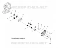 TRASMISSIONE, PRINCIPALE SCATOLA INGRANAGGI OUTPUT SHAFT