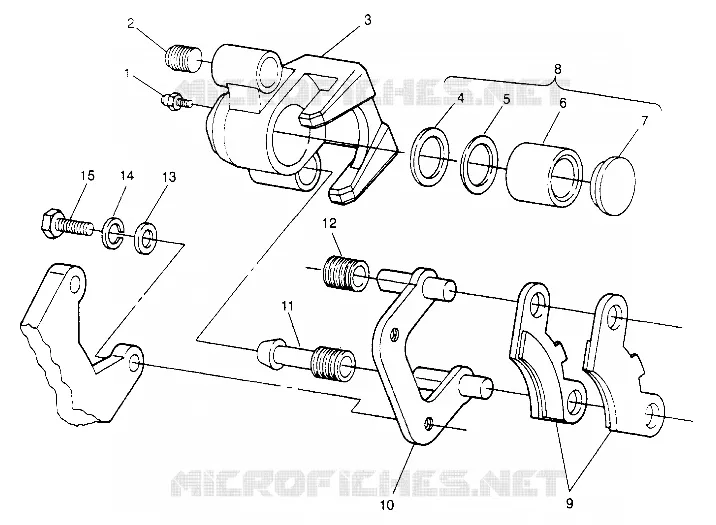 MEDIO FRENO ASSE ASSEMBLY 6x6 400L