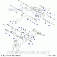 SOSPENSIONE POSTERIORE CONTROL ARM MOUNTING
