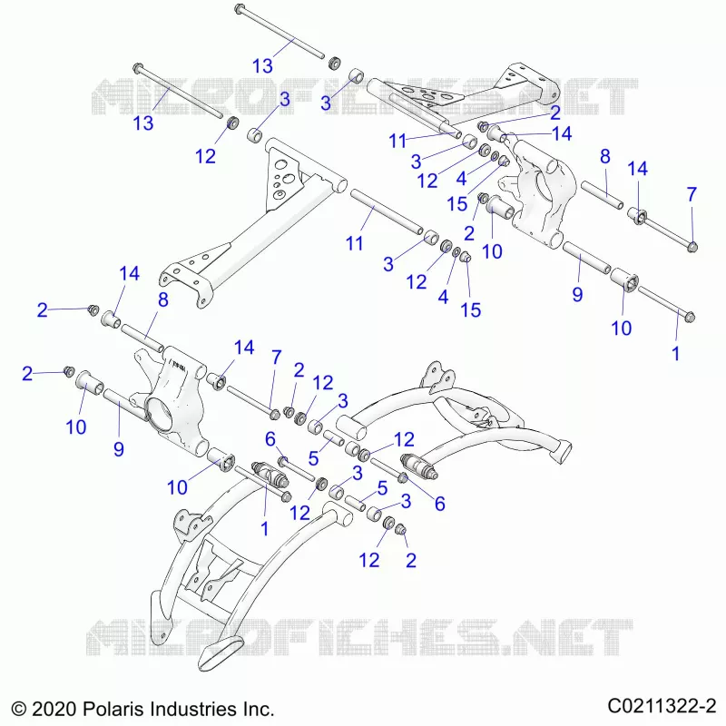 SOSPENSIONE POSTERIORE CONTROL ARM MOUNTING