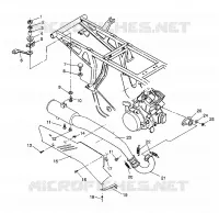 IMPIANTO DI SCARICO Sportsman 4X4 / W938039 (4926382638006A)
