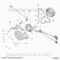 ENGINE, STATOR AND FLYRUOTA