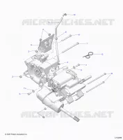 TRASMISSIONE, MAIN GEARCASE MOUNTING